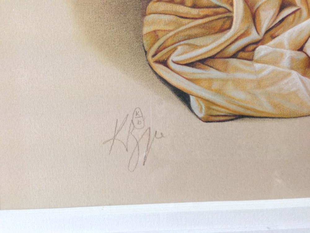 § Kay Boyce (British, 20th Century) A la Toilette signed and monogrammed lower left "K Boyce" pastel - Image 3 of 3