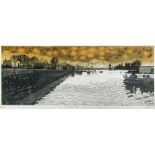 § Walter Hoyle (British, 1922-2000) Hammersmith Bridge signed lower right "Walter Hoyle" and