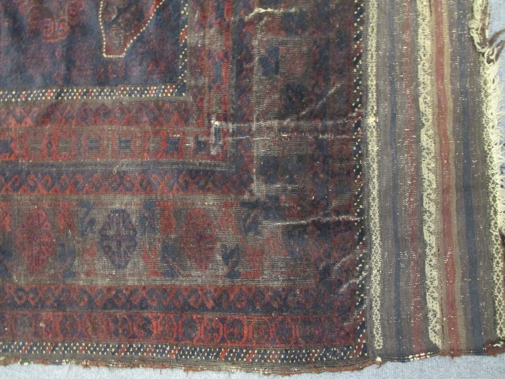 A Beluchi carpet 253 x 184cm - Image 3 of 3