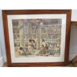 After L Alma-Tadema - Caracalla and Geta, print, published by Messrs Arthur Tooth and Sons, signed