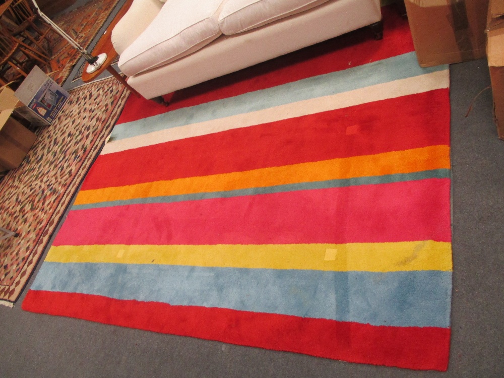 A modern striped rug IKEA 230 x 227cm