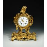 Charpentier & Cie, Bronziers, a Paris, Rue Charlot 8', a Louis XV style ormolu mantel clock, the