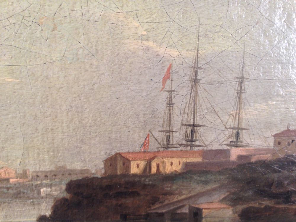 Anton Schranz the Elder (German/Maltese, 1769-1839) British Warships in Port Mahon, Minorca, - Image 40 of 42