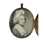 Jeremiah Meyer, R.A. (Anglo-German, 1735-1789) Portrait of Mrs Elizabeth Theobald (c.1725-1796),