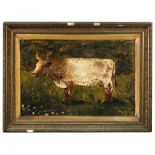 John Linnell (British, 1792-1882) Study of a Shorthorn cow signed lower right "John Linnell 1859"
