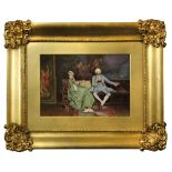 A Royal Worcester porcelain plaque, datecode for 1914, painted by William A Hawkins with 'A Bit of