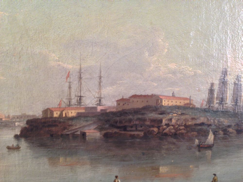 Anton Schranz the Elder (German/Maltese, 1769-1839) British Warships in Port Mahon, Minorca, - Image 31 of 42