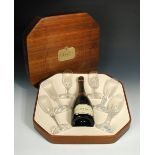 Krug Celebrations Grande Cuvee 150th Anniversary Champagne and glasses set (1993), limited edition