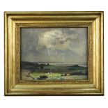 § Sir John Arnesby Brown, RA (British, 1866-1955) View in Suffolk signed lower left with initials "