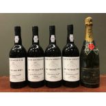 A mixed case. Champagne Michel Turgy Blanc de Blancs Grand Cru NV, 1 bottle; Smith Woodhouse Vintage