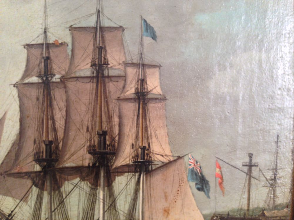 Anton Schranz the Elder (German/Maltese, 1769-1839) British Warships in Port Mahon, Minorca, - Image 21 of 42