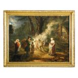 James Ward, RA (British, 1769-1859) Woodman and Gypsies oil on canvas 61 x 81cm (24 x 32in)