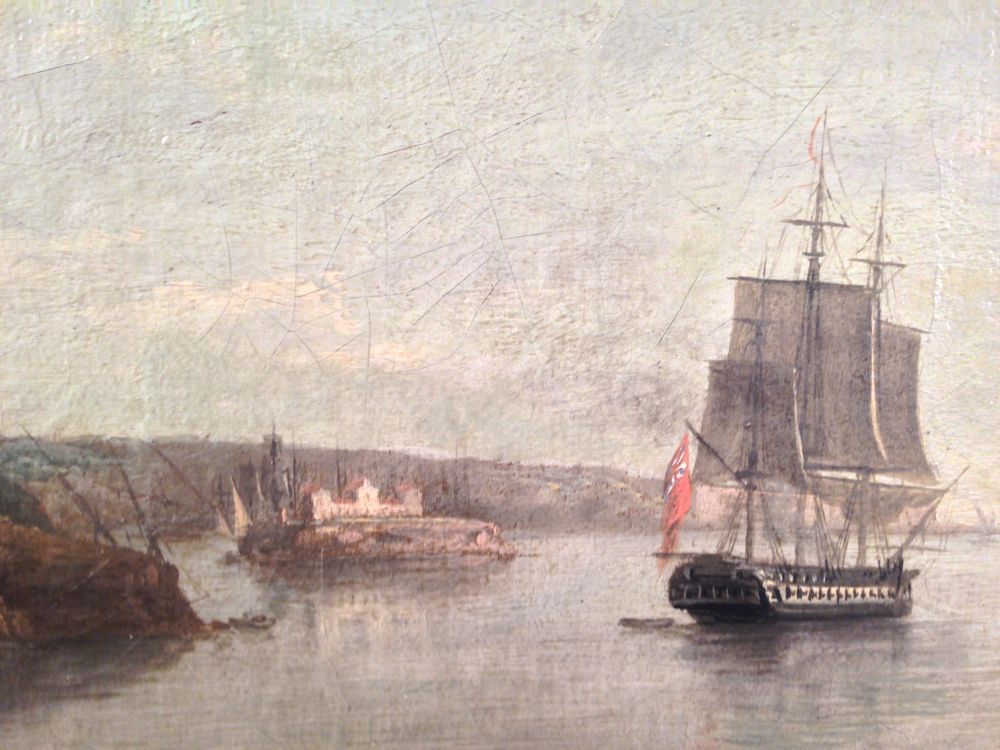 Anton Schranz the Elder (German/Maltese, 1769-1839) British Warships in Port Mahon, Minorca, - Image 28 of 42