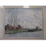 M. Hardee, Dpandreal, watercolour, signed and dated "1922" lower right, 25 x 32 cm