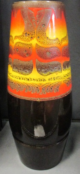 A Poole 'Delphis' style vase by Rosenfeld