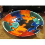 A boxed Poole puzzle dish by Nicola Massarella, ltd edit 101/250