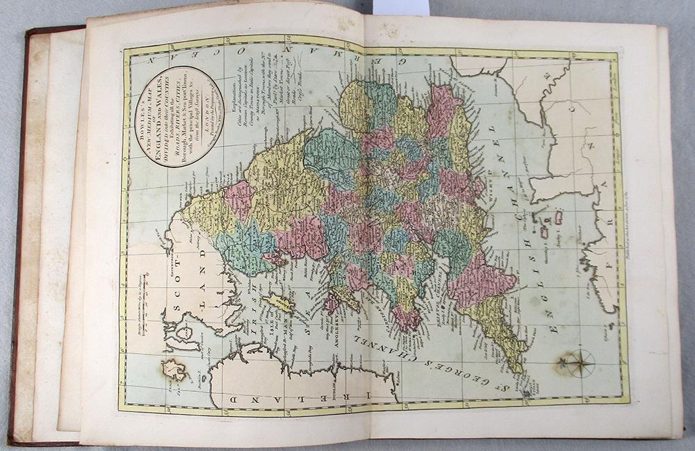 BOWLES (Carington,) Bowles's New Medium English Atlas., London 1785, 4to, with 44 hand-coloured - Image 4 of 6