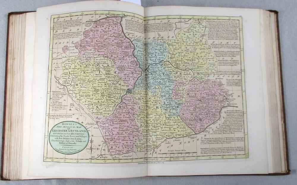 BOWLES (Carington,) Bowles's New Medium English Atlas., London 1785, 4to, with 44 hand-coloured - Image 5 of 6