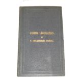 PENNELL (H Cholmondeley) Oyster Legislation, Past and Present, London 1868, 8vo, original gilt