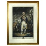 Edward Bell after Sir William Beechey RA, Horatio Lord Viscount Nelson, coloured mezzotint, 66½ x