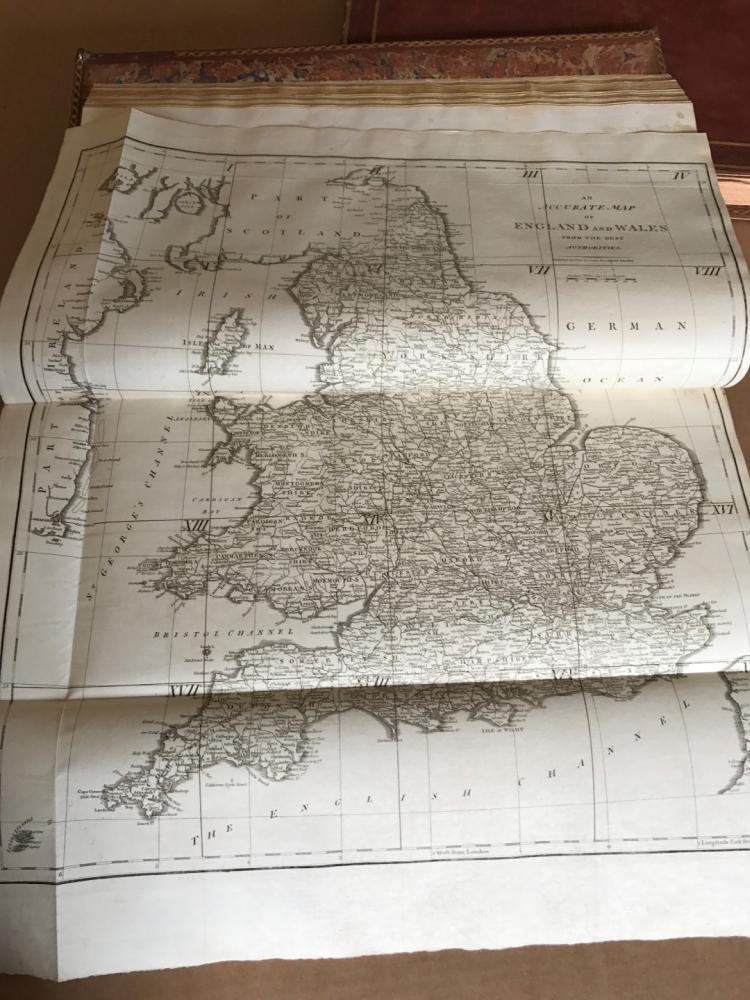 CAMDEN (W.), Britannia, 2nd Gough Edition, 1806, folio, 3 vols of 4, with maps and plates, - Image 6 of 6