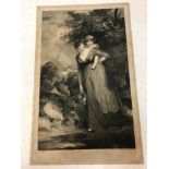 A Collection of unframed prints and engravings. Mainly portrait and figure studies, including: W.