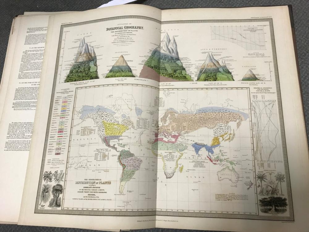 JOHNSTON (Alexander Keith). The Physical Atlas. A Series of Maps and Notes illustrating the - Image 5 of 5