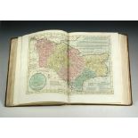 BOWLES (Carington,) Bowles's New Medium English Atlas., London 1785, 4to, with 44 hand-coloured