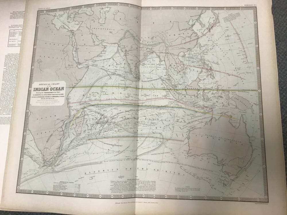 JOHNSTON (Alexander Keith). The Physical Atlas. A Series of Maps and Notes illustrating the - Image 3 of 5