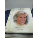 Five Westminster Albums of 1st Day Covers relating to Diana, Princess of Wales (5)