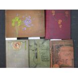 Five Edwardian and later postcard albums to include topographical, churches and seaside destinations