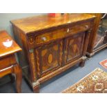 A 19th century Dutch marquetry side cabinet, 86 x 99 x 43cm