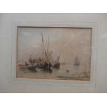 Attributed to Thomas Bush Hardy R.B.A (1842 - 1897) 'Sailing Boats', signed with initals lower left,
