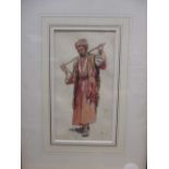 A group of figural watercolours to include, John Fulleylove RI (1847 - 1908) A Syrian Shepherd;