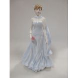 Coalport figurine, Diana, Princess of Wales The Jewel in the Crown, boxed and another (2)