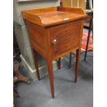 A Regency mahogany bedside cupboard attrib. to Gillows 84½ x 45 x 44cm (33 x 18 x 17in)