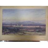 English School (19th century), A panoramic view of Florence with the Duomo in the centre and