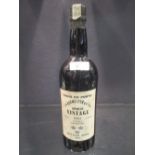 Vinho do Porto, 1963 vintage port, bottled 1965, J W Burmester (top shoulder)