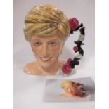 Roy Noble, Diana, Princess of Wales character jug, boxed