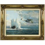 § Clive Kidder, GHVA (British, b. 1930) Cruickshank's Revenge, Consolidated Catalina PBY SA signed