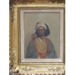 Follower of Frederick Goodall (British, 1822-1904), Portrait of a middle Eastern or Indian gentleman