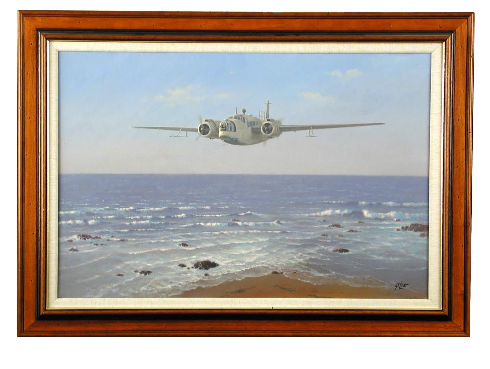 § Geoffrey E Lea (British, b. 1938), Red Stick Stickleback, ASV MK II Wellington, signed lower right