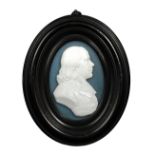 James Tassie (1735-1799), a cameo glass medallion of Alexander Waugh, facing to the right, inscribed