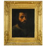 Manner of Titian Portrait of a man, possibly an Apostle inscribed on the original stretcher "