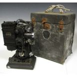 A 1930's Ampro 16mm Precision projector, contained in original case