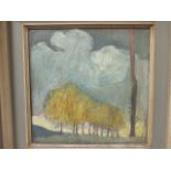 Gottfried Posst 'Avenue of Trees', signed oil on canvas
