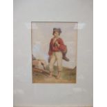 Ramon Bolet Peraza (Venazuelan, 19th Century), A Highland boy, signed lower left "R Bolet Peraza /