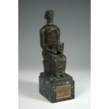 Frank Dobson, (British, 1886-1963), a 1969 bronzed Evening Standard Drama Awards trophy, the