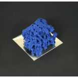 § After Yves Klein (French, 1928-1962), Le Monochrome and Eponge Blue, the blue sponge with three