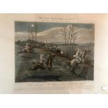 J. Harris after Henry Alken. The First Steeplechase on record, Four coloured aquatints originally